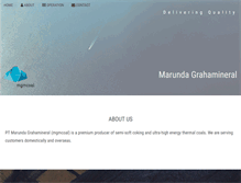 Tablet Screenshot of mgmcoal.com